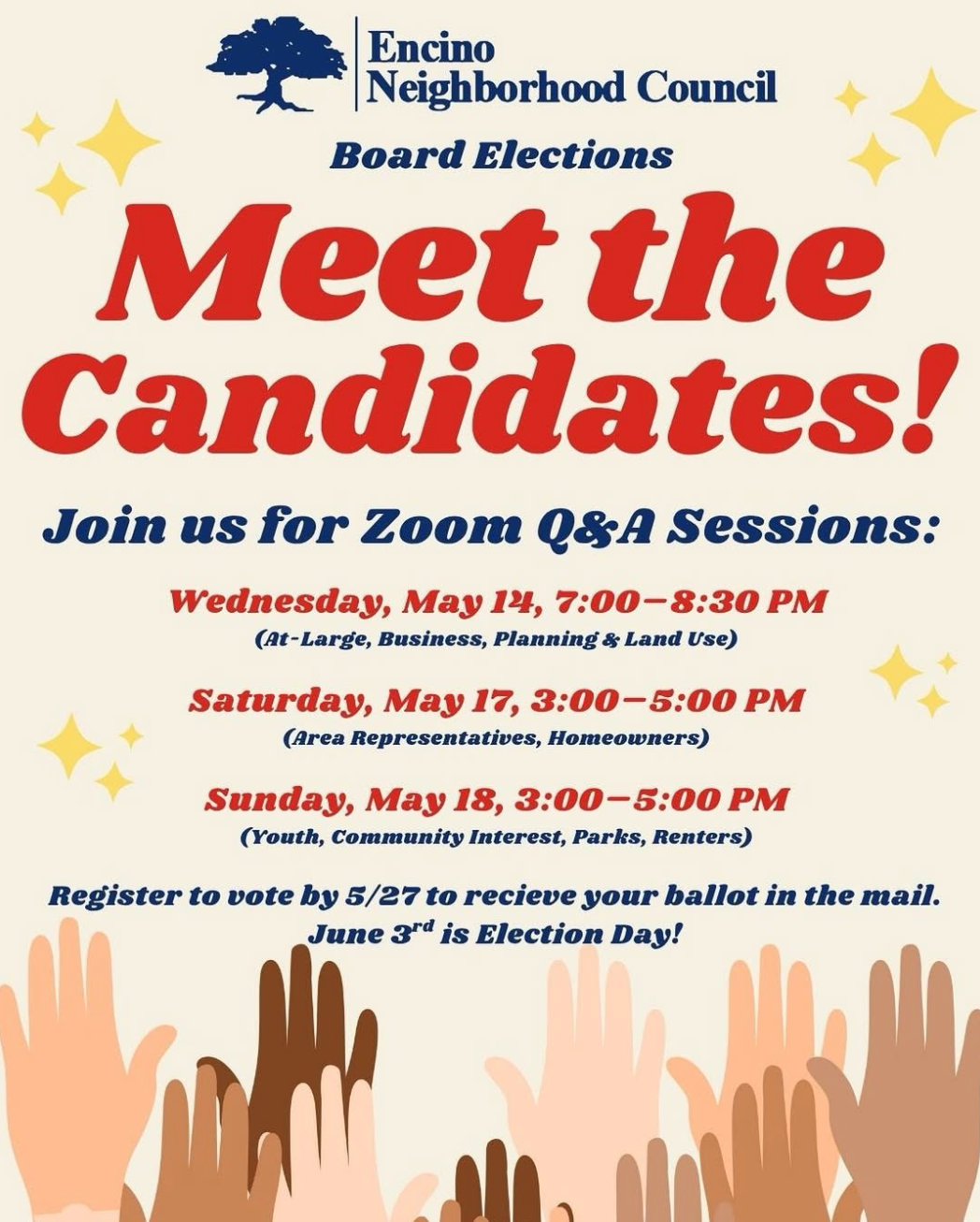 JOIN US ENC CANDIDATE FORUMS THIS WEEK!