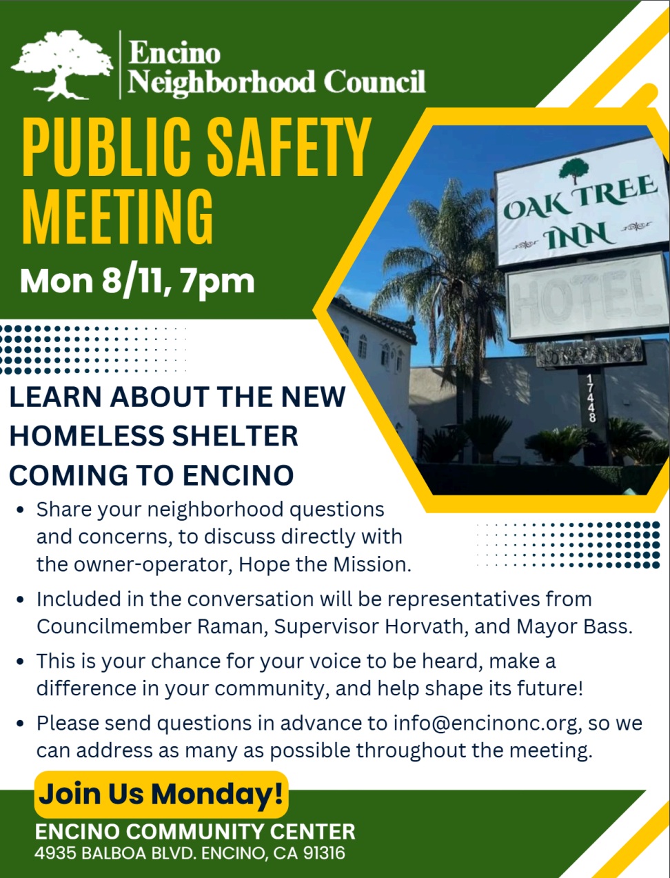 Oak Tree Inn Community Discussion