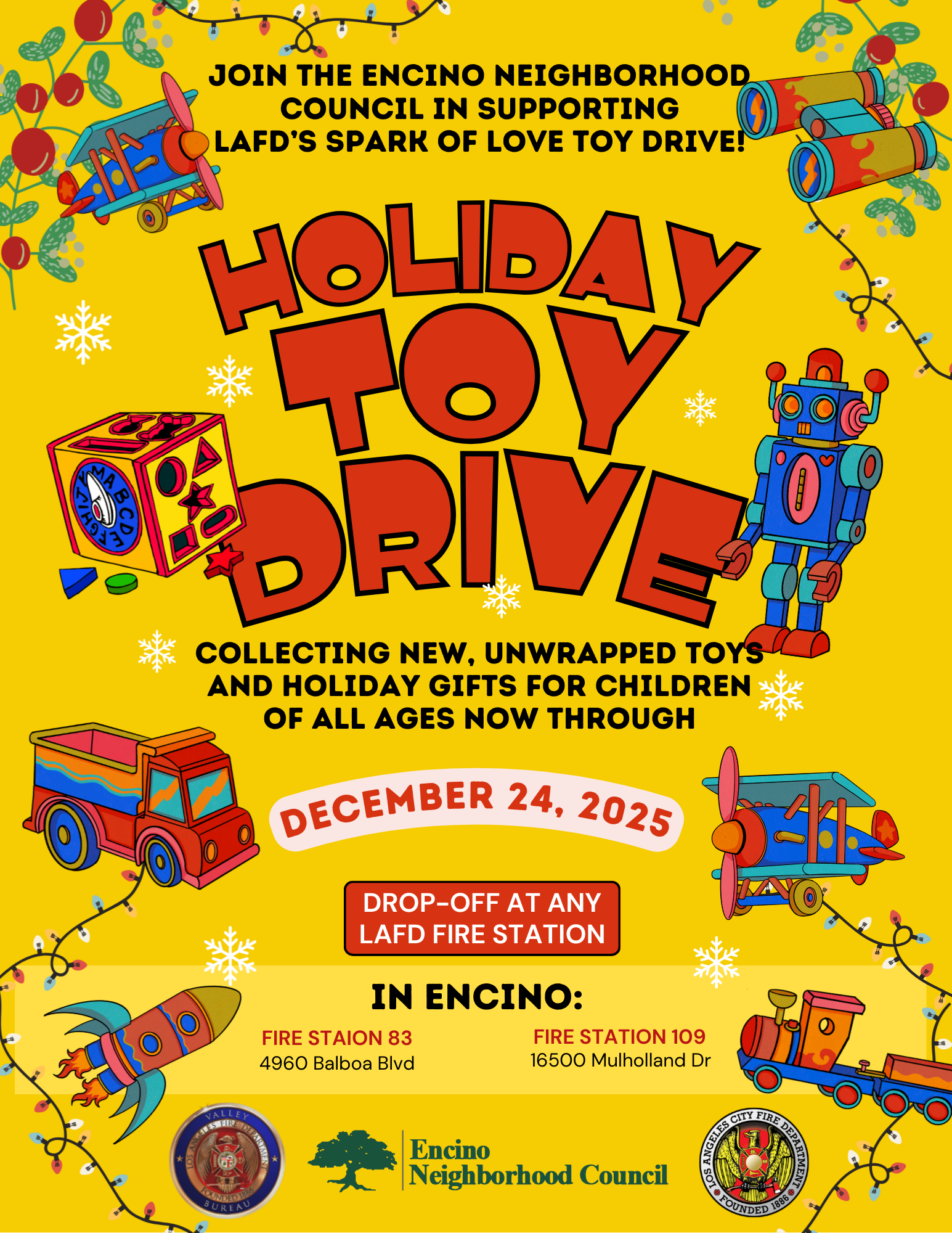 Toy Drive + Free Emergency Radios + Meet & Greet 12/21/25