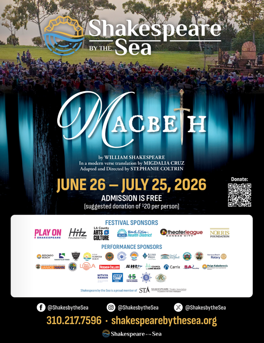 Shakespeare By The Sea July 3 at 7pm